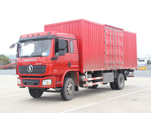 Shacman L3000 4x2 Steel Box Truck with tail lift
